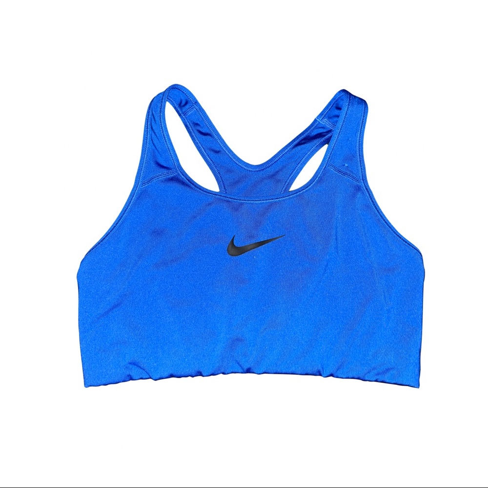 Nike sports bra, size M blue
